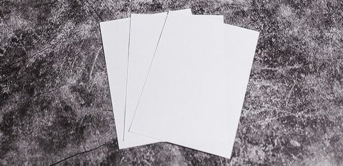 KIT DE CARTÕES EM BRANCO PARA CAIXA ASSOMBRADA