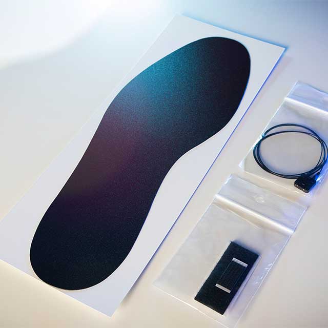 Interruptor de gravidade com o dedo do pé 